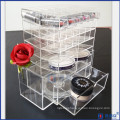 Black Rotating Customerized Acrylic Lipstick Holder with Logo